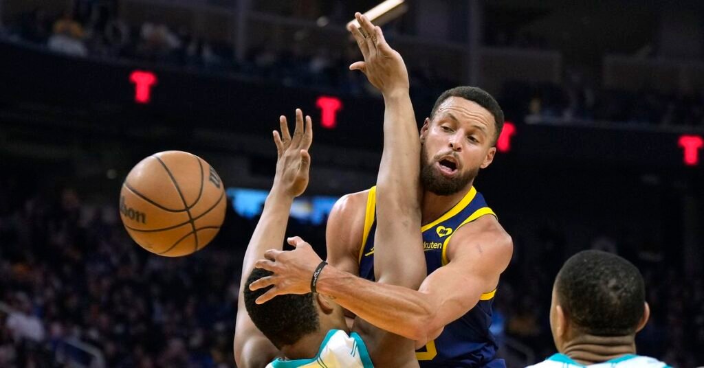 golden state warriors vs charlotte hornets match player stats