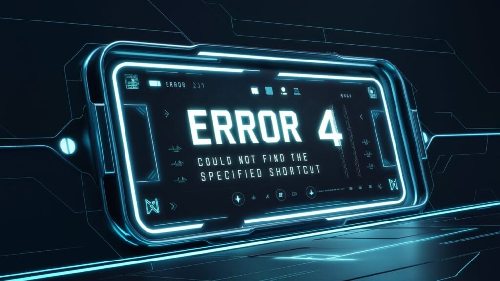 ErrorDomain=NSCocoaErrorDomain&ErrorMessage=Could Not Find the Specified Shortcut.&ErrorCode=4: Troubleshooting Guide